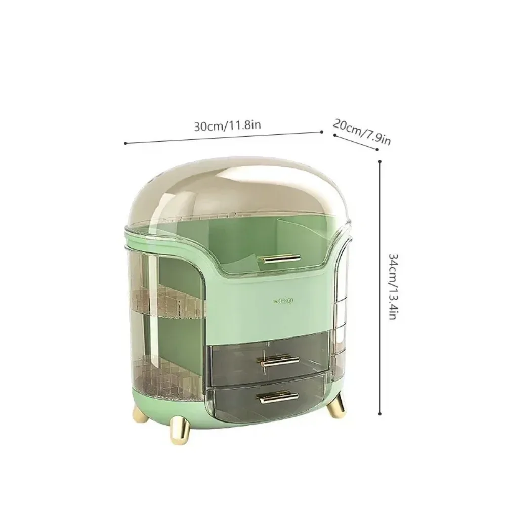 منظم مكياج سطح المكتب، صندوق تخزين مستحضرات التجمي...