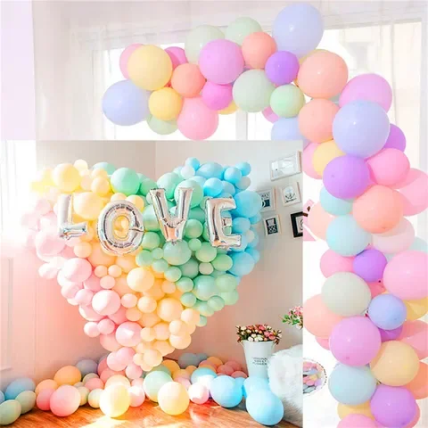 

30pcs 5inch Macaron Candy Latex Balloons Birthday Party Decorations Kids Wedding Party Baby Shower Balloon Stand Arch Decoration