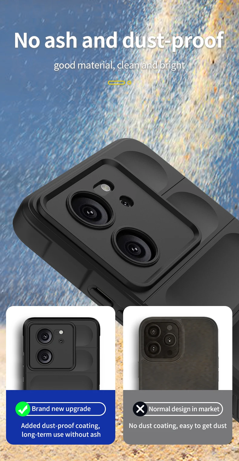 Shockproof Case For Xiaomi 11T 12T 13T 13 Lite Redmi 12 K60 Ultra POCO F5 X5 M5 C65 M6 Pro 5G Liquid Silicone Back Cover_voghion.com