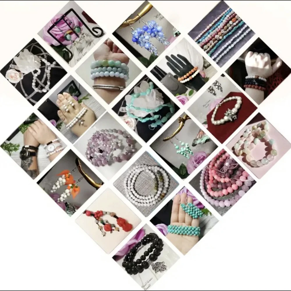 Natürliche große Schnittfläche Rosenquarz Apatit Mondstein Citrin lose Perlen DIY Ohrringe Halskette Armband Schmuckherstellung – Detail 18