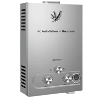 Chauffe-eau instantané au GPL SIHAO 8L, chaudière sans réservoir en acier inoxydable, affichage numérique et protection contre la surchauffe, eau chaude toute saison intérieure/extérieure 8 2