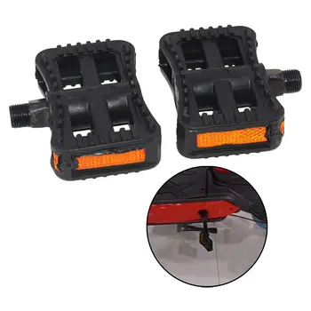 Set pedali elettrici, antiscivolo, larghi, piatti, leggeri, con catarifrangenti, pedali bici elettrici, accessori ciclismo, universali