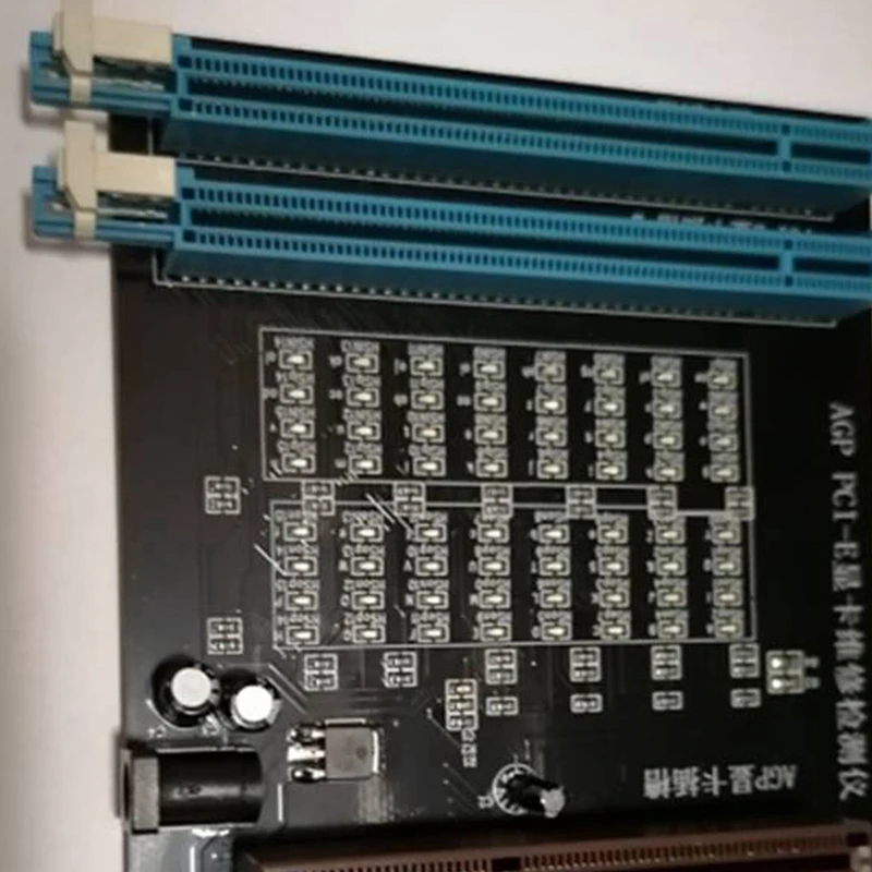 Agp Pci-e X16 Dupla-purpose Soquete Testador de Exibição de Imagem Placa de Vídeo Verificador Testador Placa Gráfica Ferramenta de Diagnóstico - Imagem 6