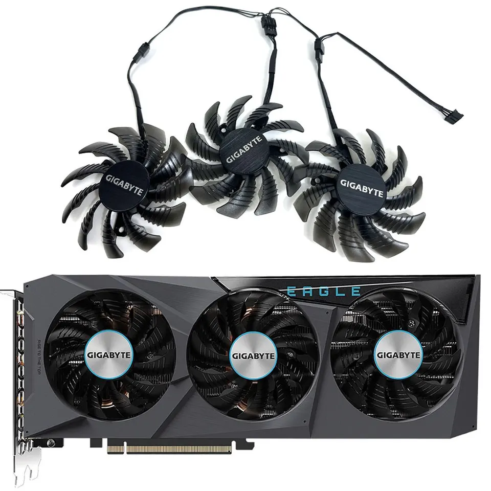GIGABYTE EAGLE RX 6600 3連ファン Gigabyte AMD Radeon RX 6600 Eagle Triple-Fan 8GB GDDR6 PCIe 4.0