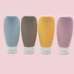 Travel Bottles Set - Leak - Proof, Portable, Refillable Containers (Matte)