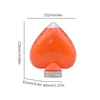 10Pcs 300ml Plastic Heart Shape Water Bottle Transparent Plastic Portable Box For Juice Tea Milk Bottles Drinking Cup BPA Free 6