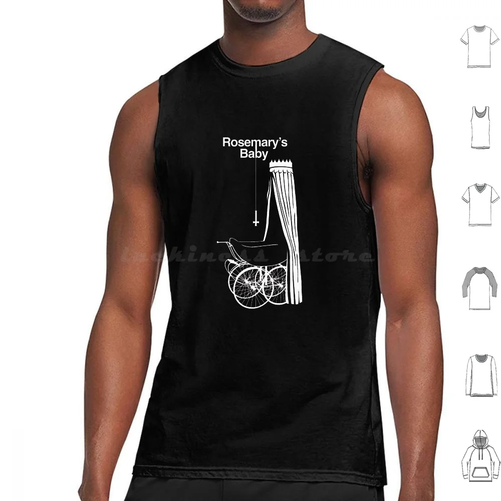 Rosemarys Baby White Canotte Gilet Senza Maniche Rosemarys Baby Horror Mia Farrow Movie Baby Film Witch Devil Rosemary Vintage