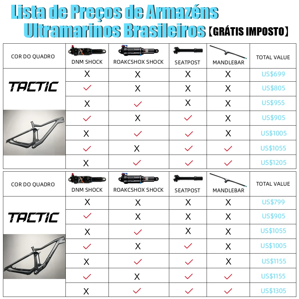 LEXON Quadro de Bicicleta de Montanha XC Cross Country Carbon MTB