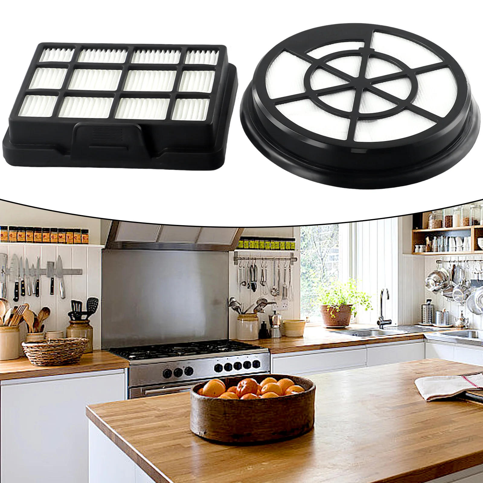 

Durable Filter Set Reuseable Hot Sale Parts Replacement 2pcs Accessories Exhaust For Bosch Series 2 BGC05A220A
