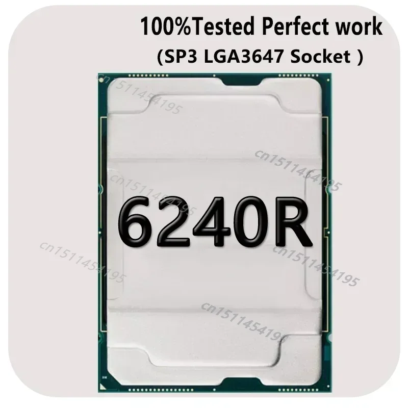고품질 Xeon Gold 6240R 2.4GHZ 24코어 48스레드 35.75MB 스마트 캐시 165W LGA3647 서버 마더보드 X11 DAI DPL DPI-N
