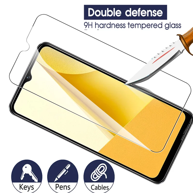 Premium 2PCS HD Tempered Glass Screen Protectors & Case for Smartphone - Durable Phone Protective Film Cover