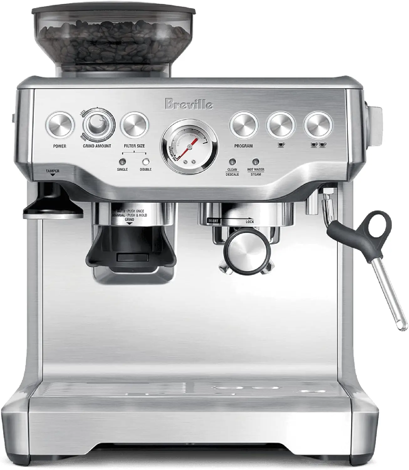 

Breville Barista Express Espresso Machine BES870XL, Brushed Stainless Steel