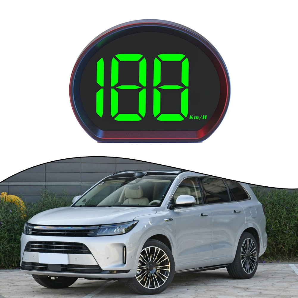 

Overspeed Alarm Car HUD Auto Power On Off Auto Power On Off LED Display Light Small Appearance Package Content