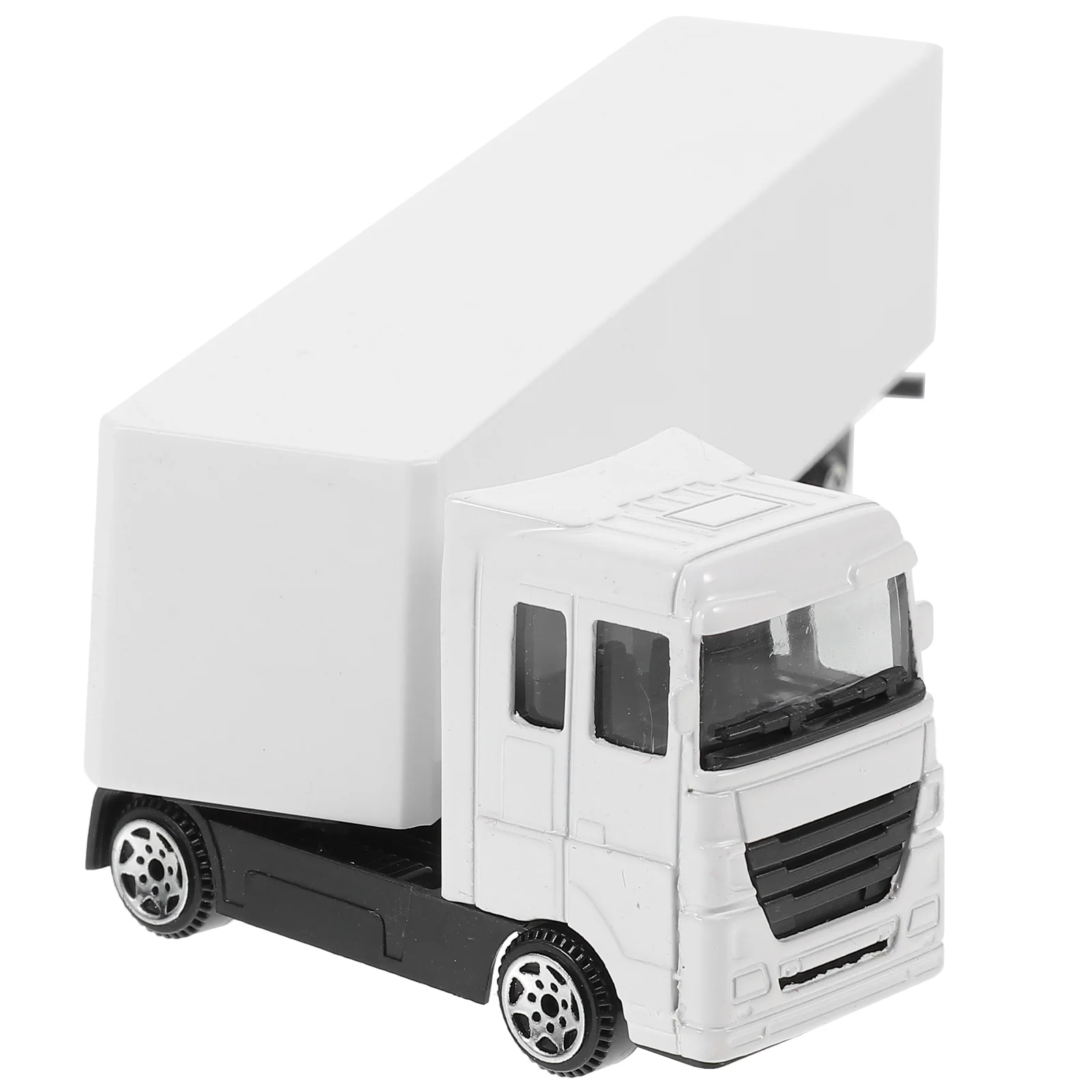 

Boys Truck Model Plaything Alloy Truck Model Realistic Container Truck Model Miniature Truck Toy