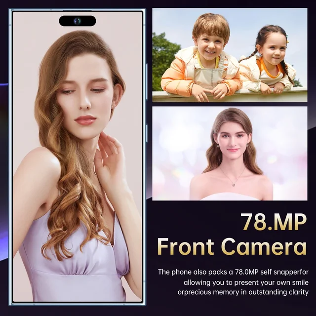 i15 Ultra Original Android 14 Mobile Phones 7.3 Inch Unlocked SmartPhone 78+108MP Camera Dual Sim 22GB+2TB 8000mAh 5G Celular 4