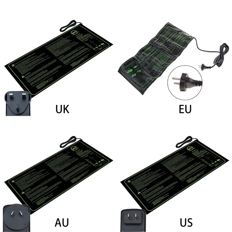 

20"x10" Seedling Heat Mat Waterproof Heat Pad Digital Thermostat Controller for Hydroponic Seedling Germination