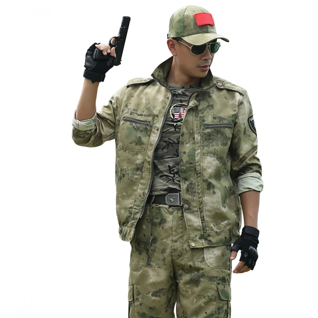 Uniforme Militar para hombre y mujer, traje táctico de camuflaje, Uniforme  táctico del ejército, ropa de caza Militar - AliExpress