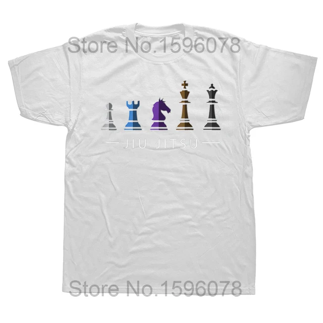 BJJ Brasilianescht Jiu Jitsu Schach Rimmkämpfer T-Shirten Grafik Kotteng Streetwear Kuerzärm Gebuertsdagscadeauen Summerstil_voghion.com