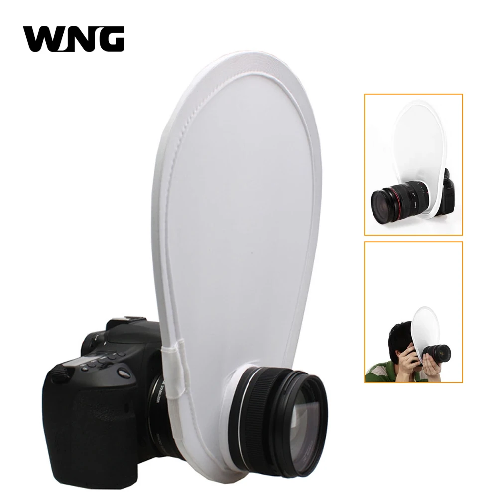 

Collapsible Flash Speedlite Diffuser Reflector Photography Soft Light Studio for Canon Nikon Sony Olympus DSLR Camera