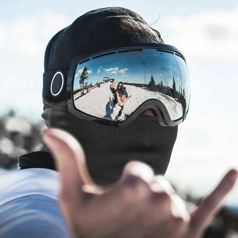 White Ski Mask Men And Women UV Protection Mask Suitable Motorcycles Snowboards Easy Use