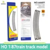 Ho scale 1/87 Train Track Model Railway  Be Powered Nickel Silver Narrow Gauge Curved Track Turnout Track Model 4