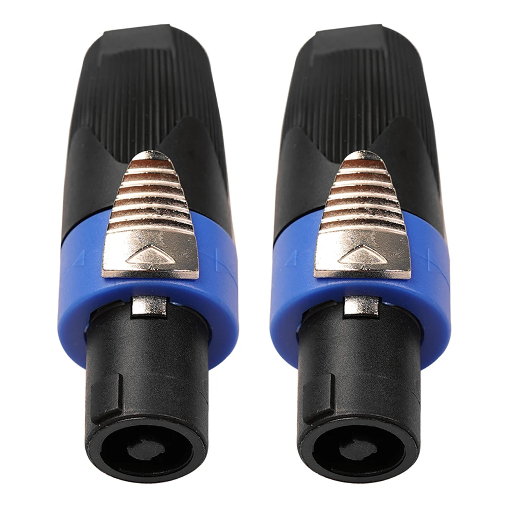 Lot De 4 Fiches Haut-Parleur Speakon 4 Pôles Greluma - Connecteurs Neutrik NL4FC Compatible