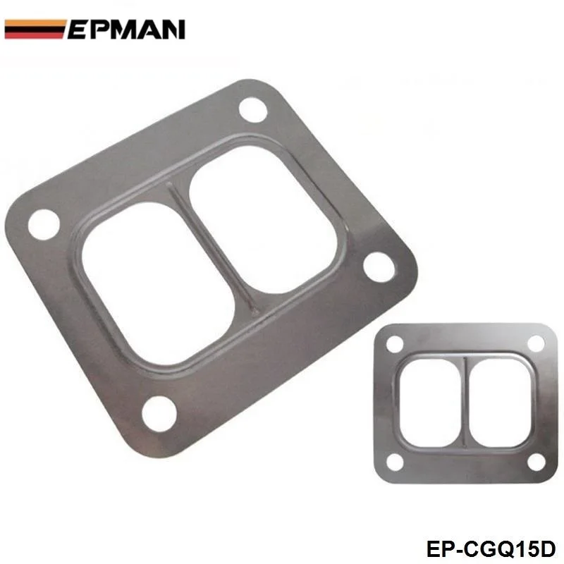 10PCS/LOT T4 Turbo Turbine Inlet Divided Gasket Stainless Steel304 Gasket for T04 Turbo HQ Inlet EP-CGQ15D exhaust gasket