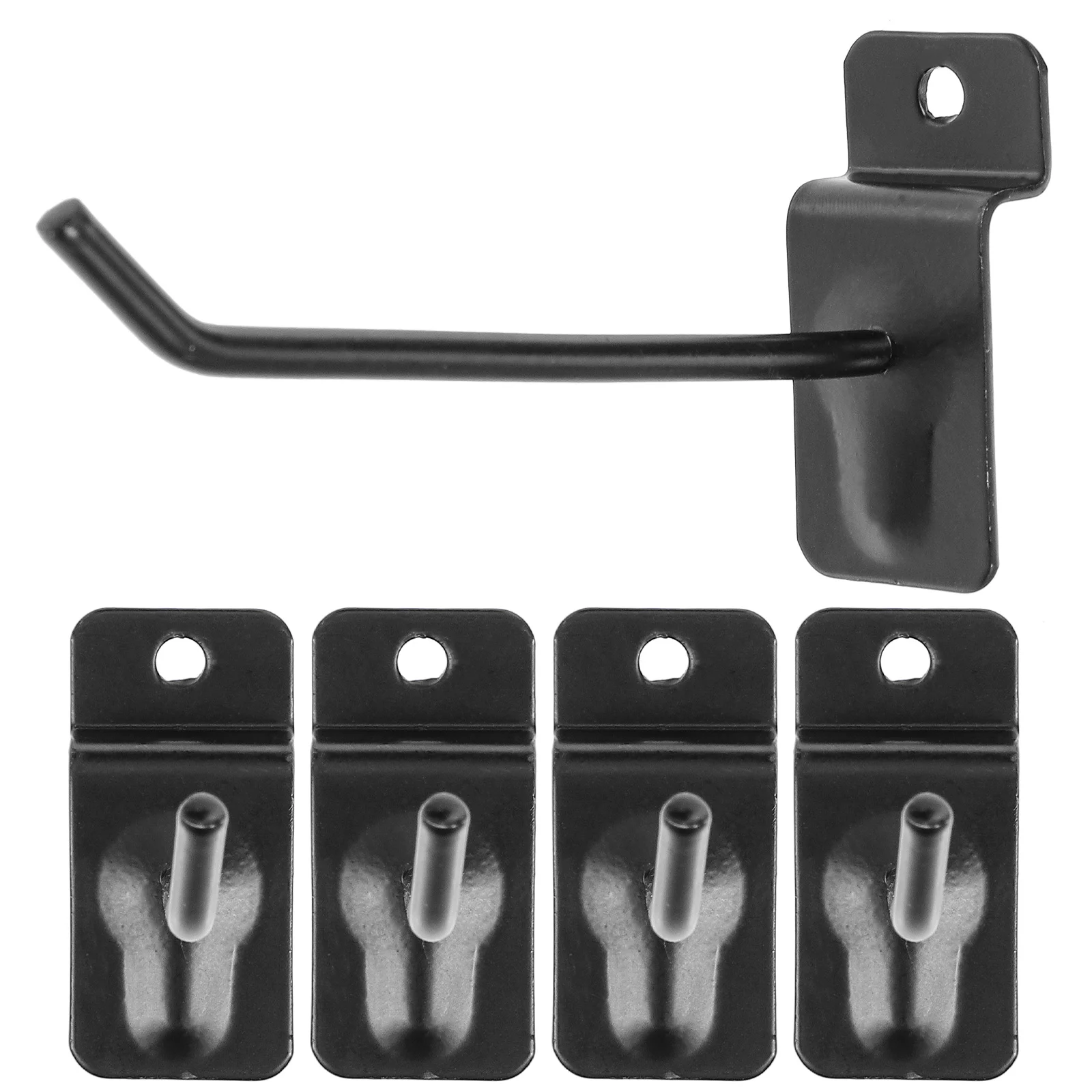 

50 Pcs Peg Board Slot Hook Supermarket Shelf Tool Hooks Metal Pegboard Utility Iron