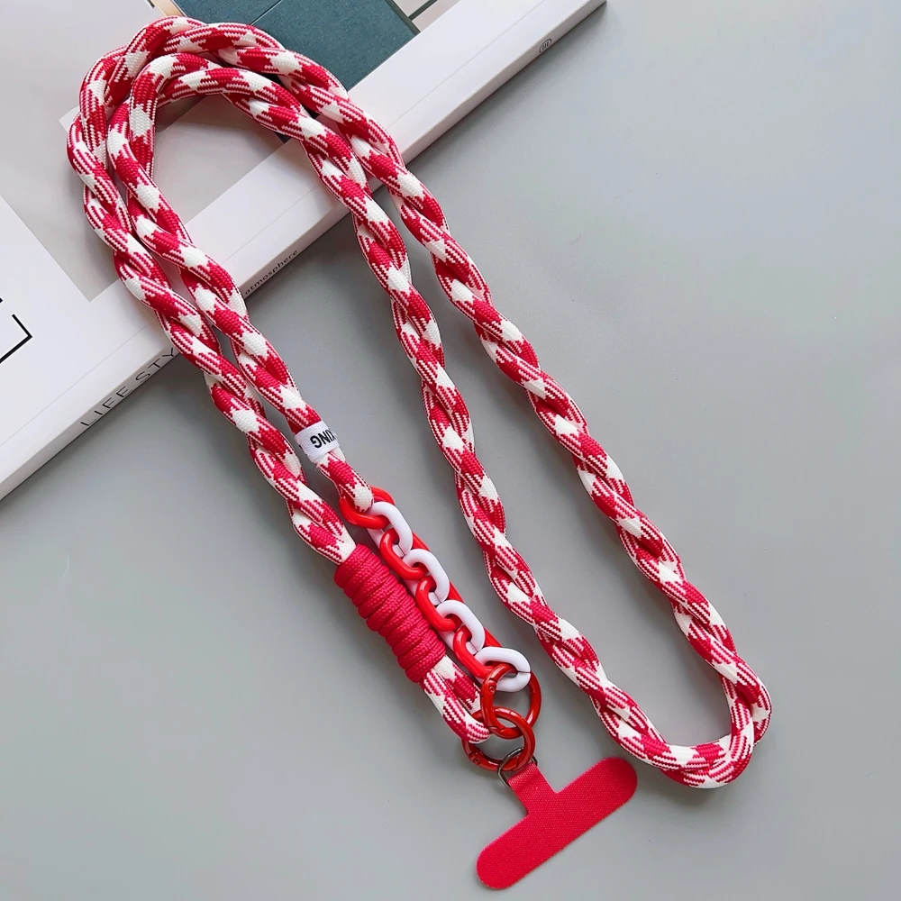 Korea Mode Universal Lange Telefon Lanyard Strap Handy Hängen Seil Neck Straps Anti-verloren Lanyards Handy Zubehör – Detail 15