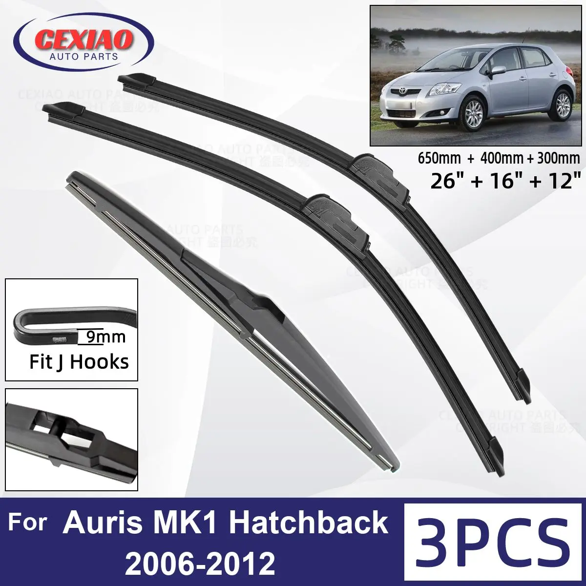For TOYOTA Auris MK1 Hatchback French BUILT 2006 2012 Car Front Rear