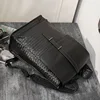 Pu Leather Men Backpack Large Capacity School Bags For Teenagers Travel Laptop Rucksack Student Weaving Shoulder Bagpack JYC187 3