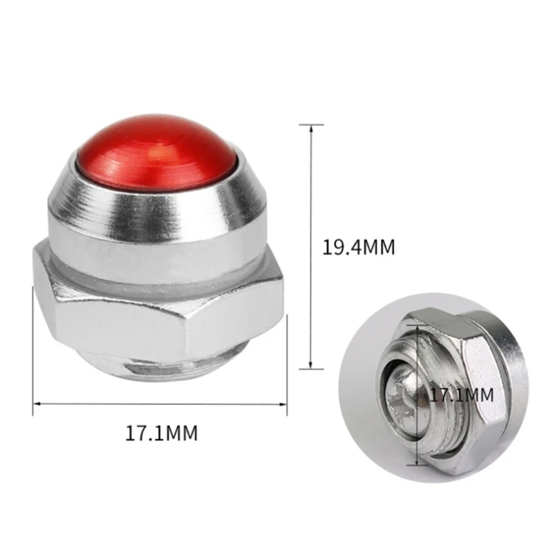 2 Pcs Pressure Cooker Small Red Safety Limiting Relief Air Stopper N0PF pressure cooker replacement parts