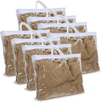 Transparent Quilt Clothing Storage Bag Large Capacity Foldable Quilt Storage Bag Moisture-proof and Dust-proof Storage Bag 1
