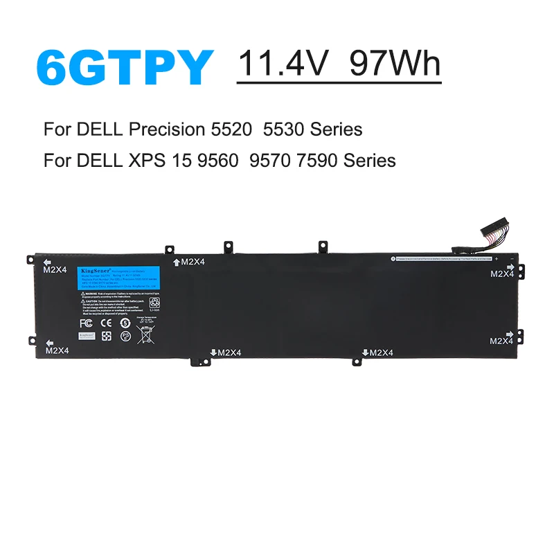 Enhanced High-Capacity Laptop Battery Replacement - 97WH 56WH