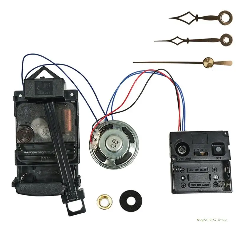 QX2E Wall Pendulum Clock Movement Mechanism Music Box DIY Repair