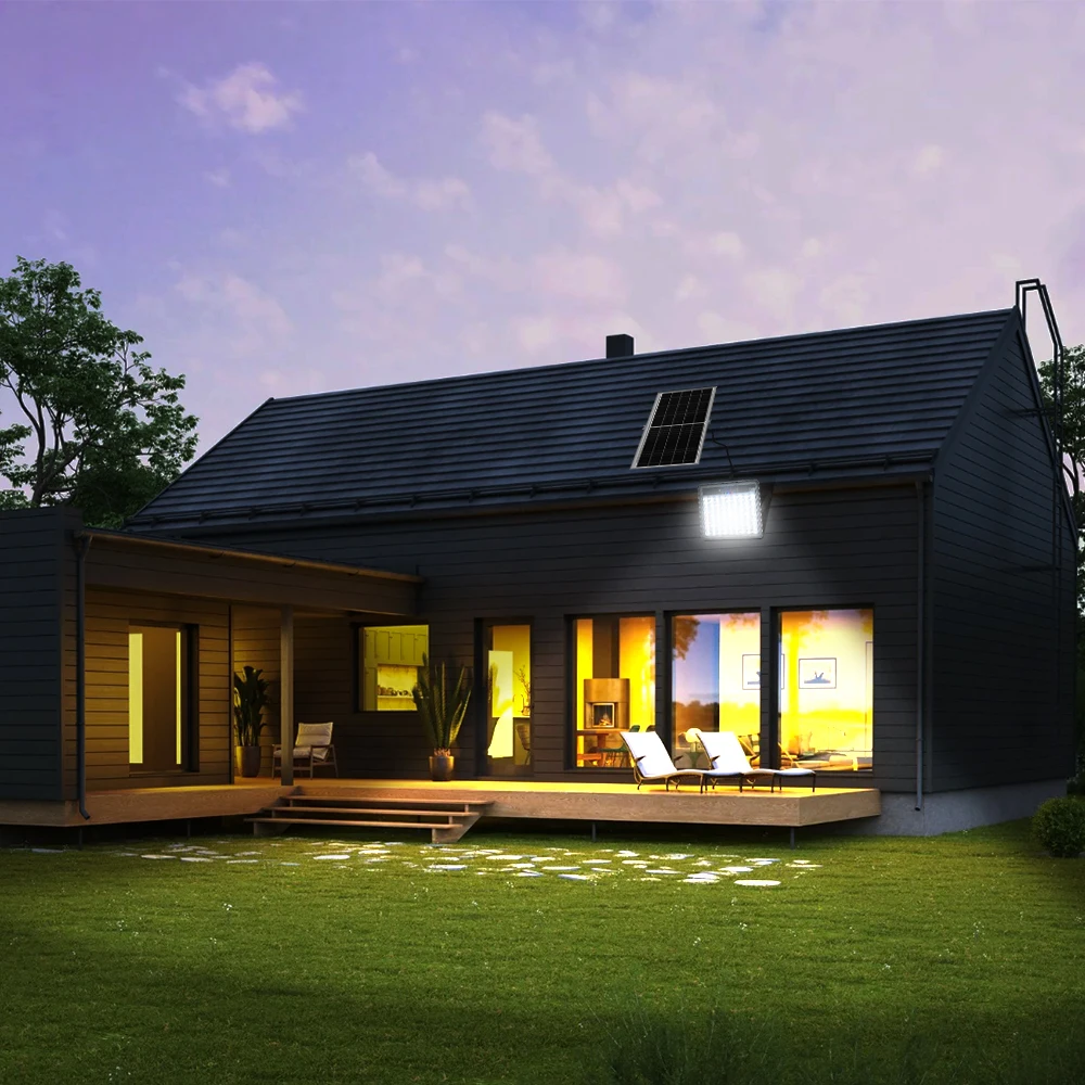 Hohe Helligkeit PIR Solar Licht Im Freien Mit IP65 Wasserdichte Solar Powered Split Flutlicht Wand Garten Hof Flut LED Lampe – Detail 16