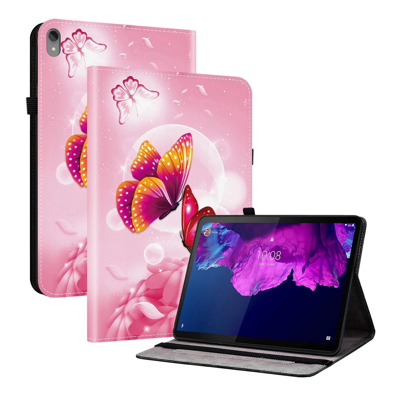 Premium Luxury Leather Tablet Cover, 11-12 Inch