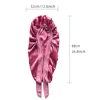 Soft Silky Long Satin Bonnet for Natural Hair and Curly Hair Extra Large Size Hair Cap with Tie for Comfortable Night Sleep 1Pcs 2