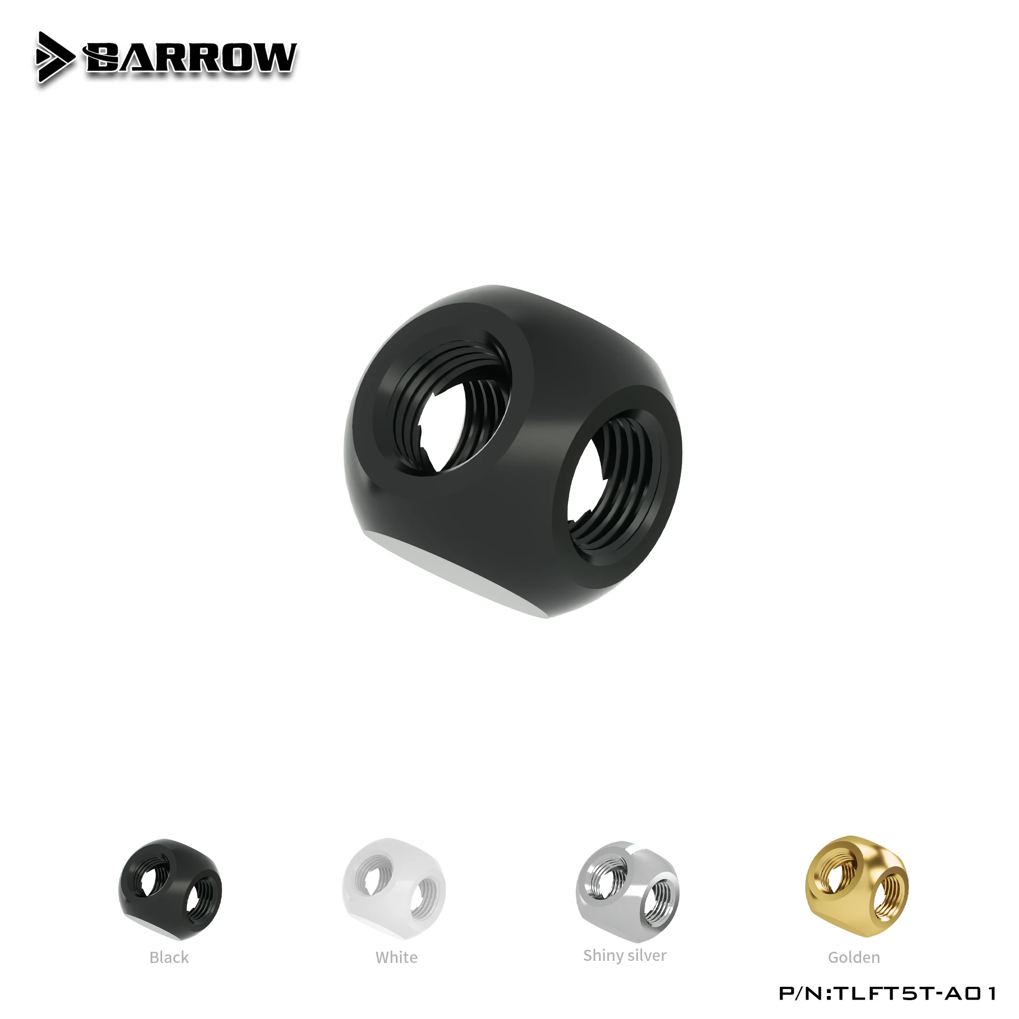 

Barrow TLFT5T-A01 G1 / 4 "X5 Multi Color 5-Way Cubic Adapter Seat PC Water Cooling Accessories
