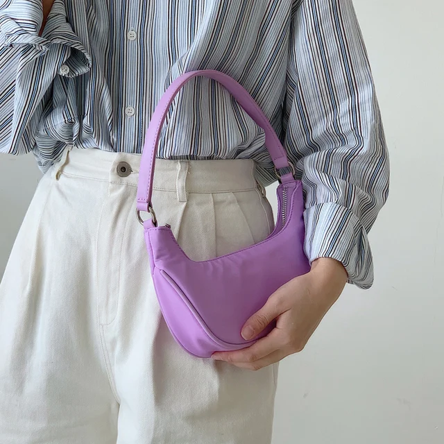 GM LIKKIE Shoulder Tote Bag for Women, Nylon Top-Handle Purse, Foldable Weekend Hobo Handbag