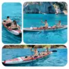 Spatium 2-3 Persons Inflatable Kayak Canoe High Strength DropStitch Floor Inflatable Kayak For Fishing 5
