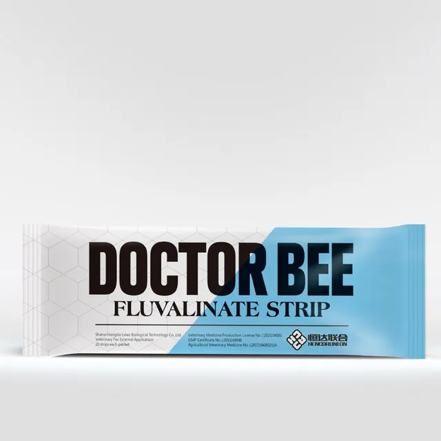 Méhgyógyászat 20 Csíkok Flualvalinate Strip Nagyon Aktív Méh Varroa Atkák Gyilkos Méhészcsapdák A Méhész -Kiegészítő Számára