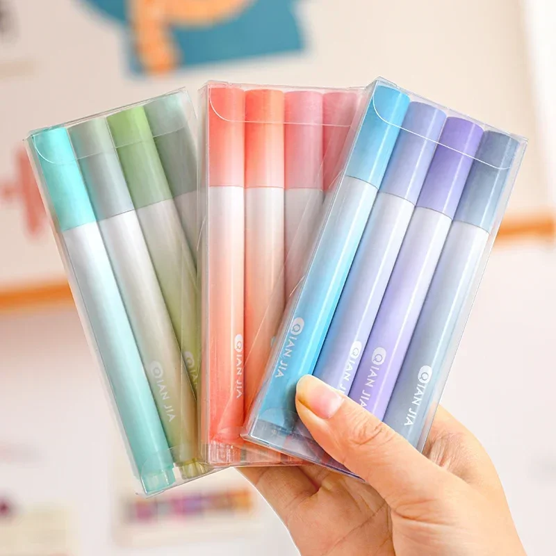 

Soft Candy Color Highlighter Marker Pens Morandi Gradient Highlighter Student Box Handbook Marker for Drawing Painting Office