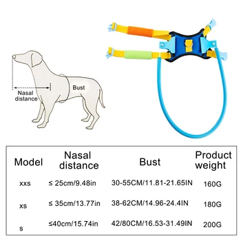 Pet Collar Blind Pet Anti-collision Collar Dog Guide Training Behavior Aids Fit Small Big Dog Prevent Collision Collars Supplies 6