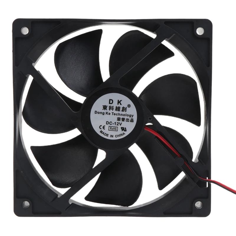 케이스 팬용 CPDD 12025 케이스 팬용 CPU 냉각 라디에이터 컴퓨터 5V 12V 24V 120mm 1500RPM 음소거 CPU 쿨러 2Pin XH2.54 Conn