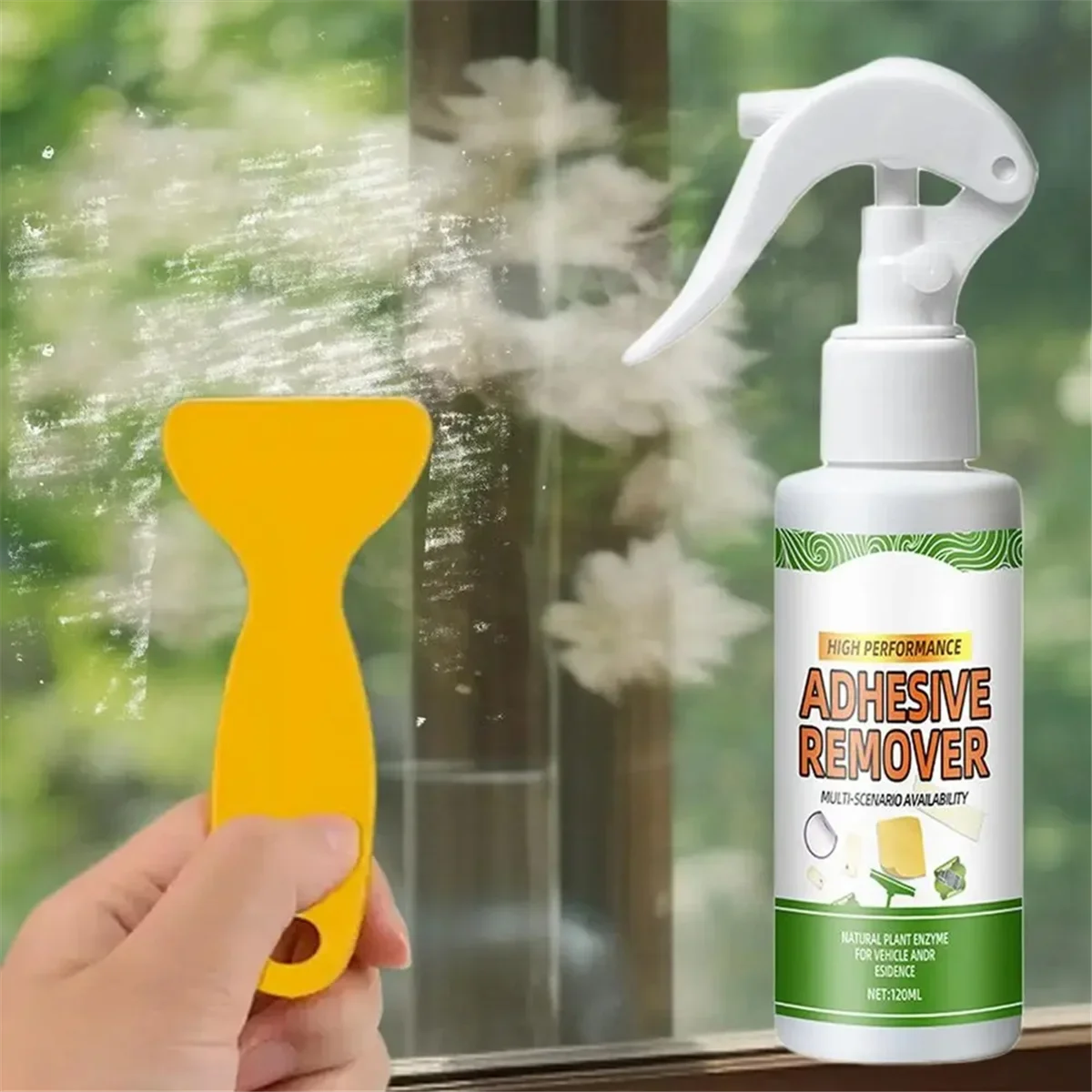 Professional Adhesive Remover Spray,Fast-Acting Formula for Glue, Stickers & Residue,Safe on Wood/Glass/Tiles - Home & DIY Use 4