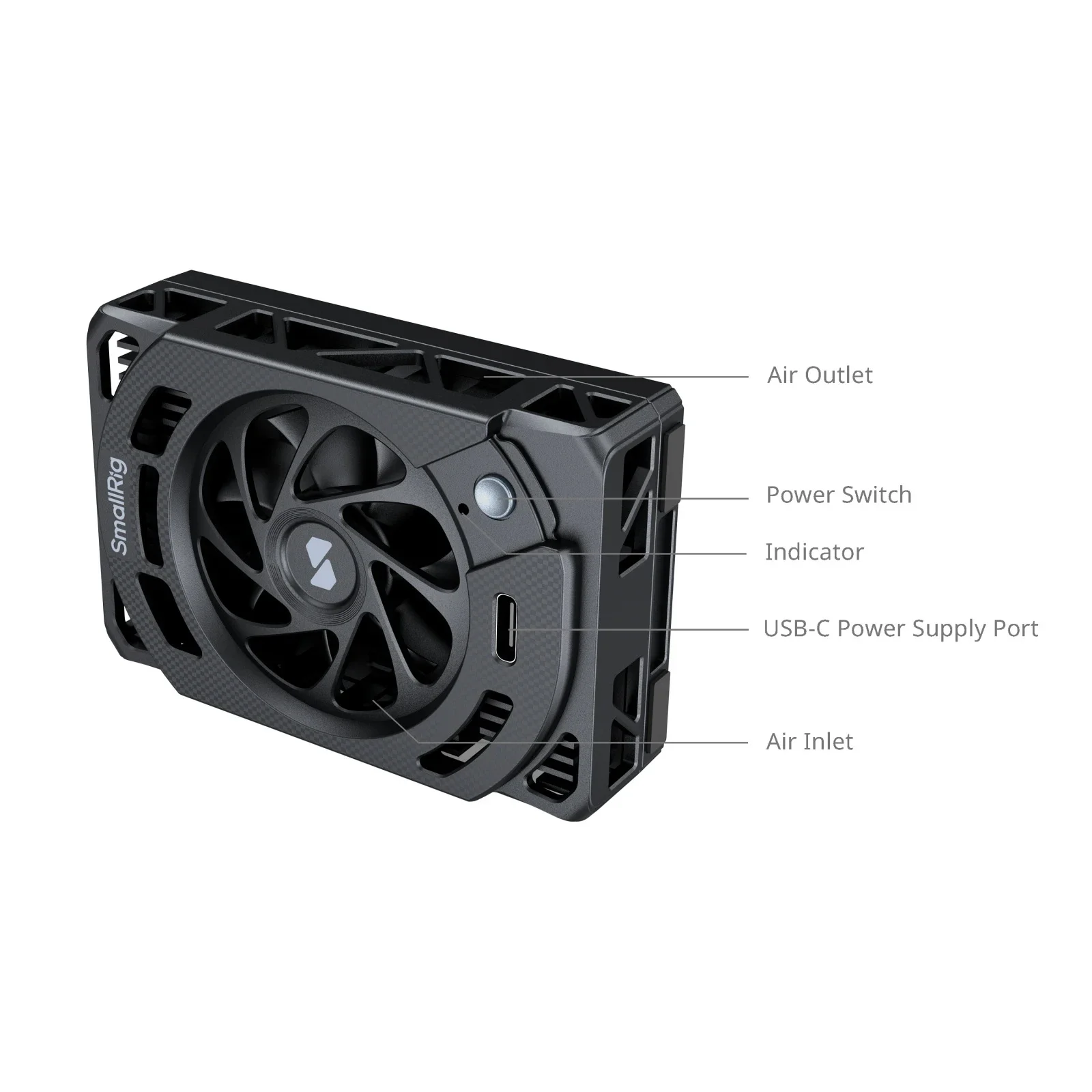 SmallRIg Camera Cooler Cooling Fan for Sony FX3/ZV-E1/ZV-1/a7S III/a6700/FX30/a7C/ZV-E10/a7 IV/ZV-1F/a7C II/a7CR/ZV-E10 II