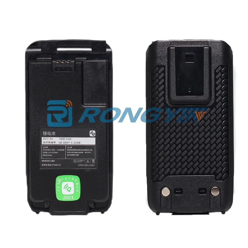 Quansheng UV-K5 Battery UV-K6 UV-K5(8) UV-K58 Walkie Talkie Original BPK5 Li-ion DC 7.2V 1600mAh Rechargeable Battery Belt Clip 2