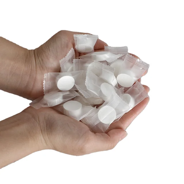 50Db Sűrített Törülköző Eldobható Érmeszövet Utazás Hordozható Mini Kültéri Utazáshoz Bbq Kempinghez - Image 3