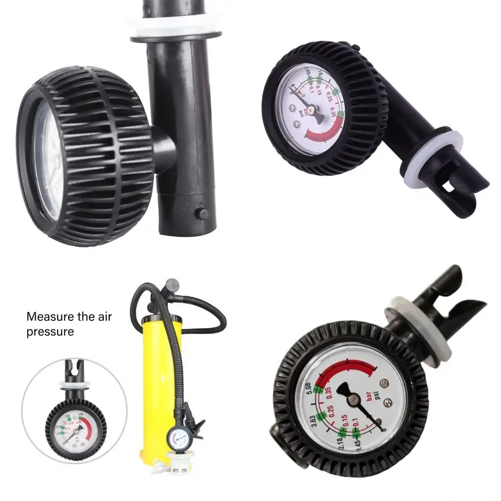 31BE 서핑 보드 펌프 안전 기압계 PVC 공기 펌프 수상 스포츠 장비 지속을..